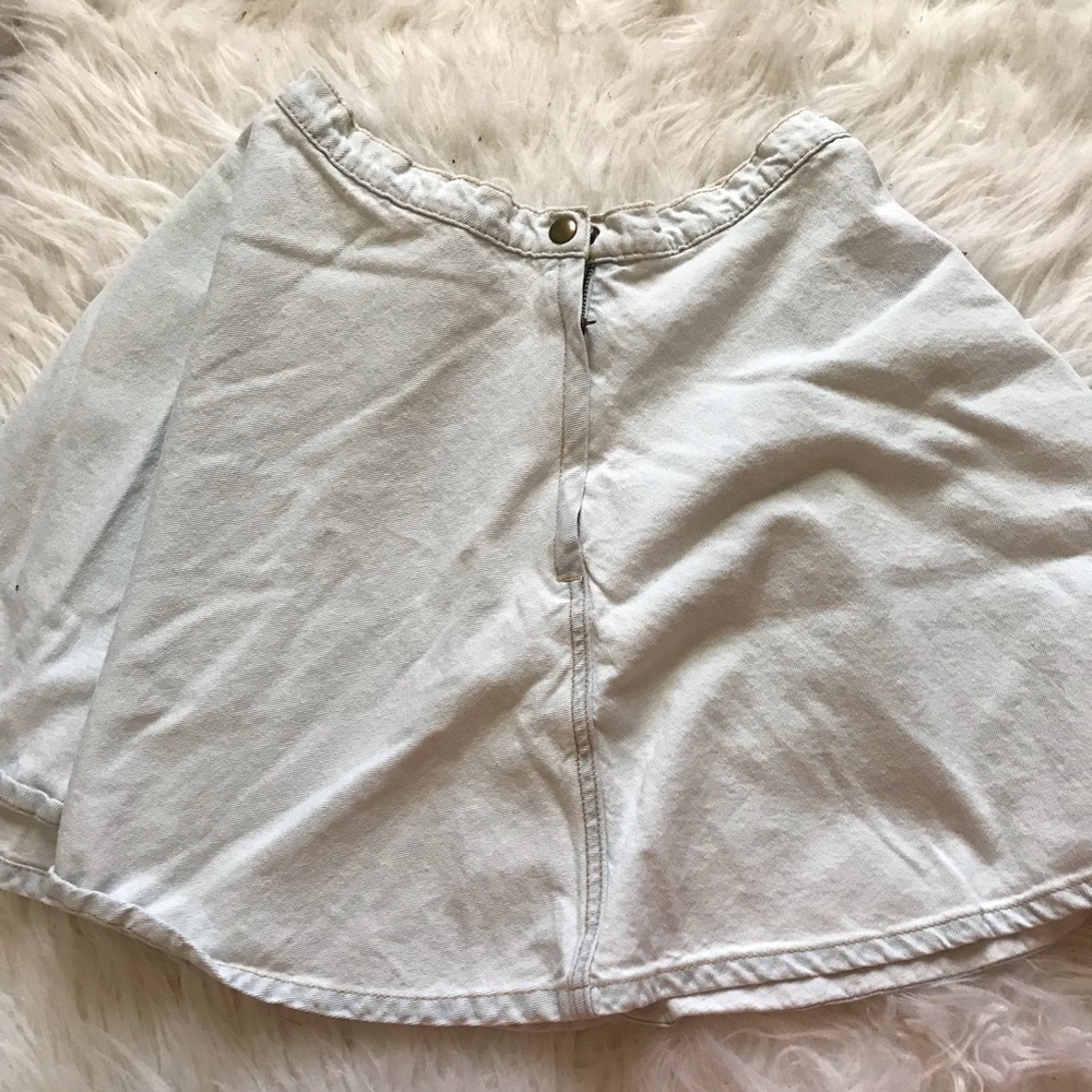 American Apparel denim skirt